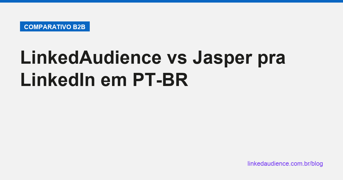LinkedAudience vs Jasper