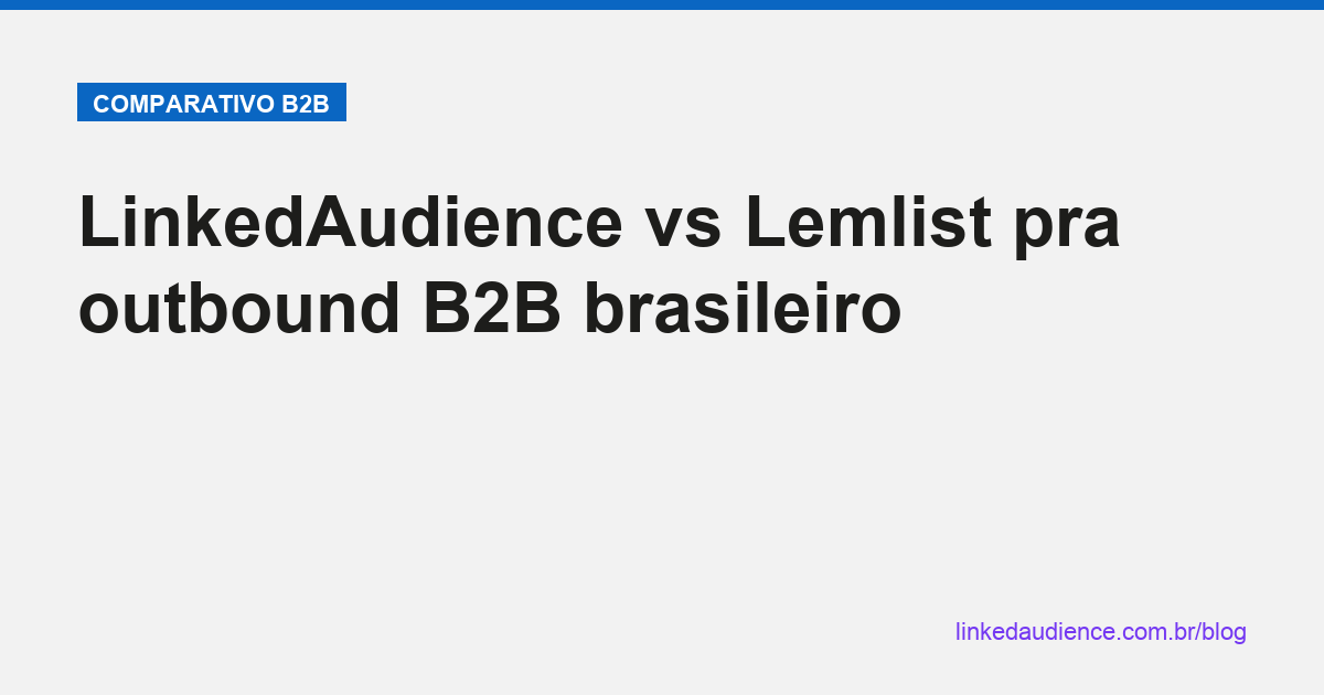 LinkedAudience vs Lemlist