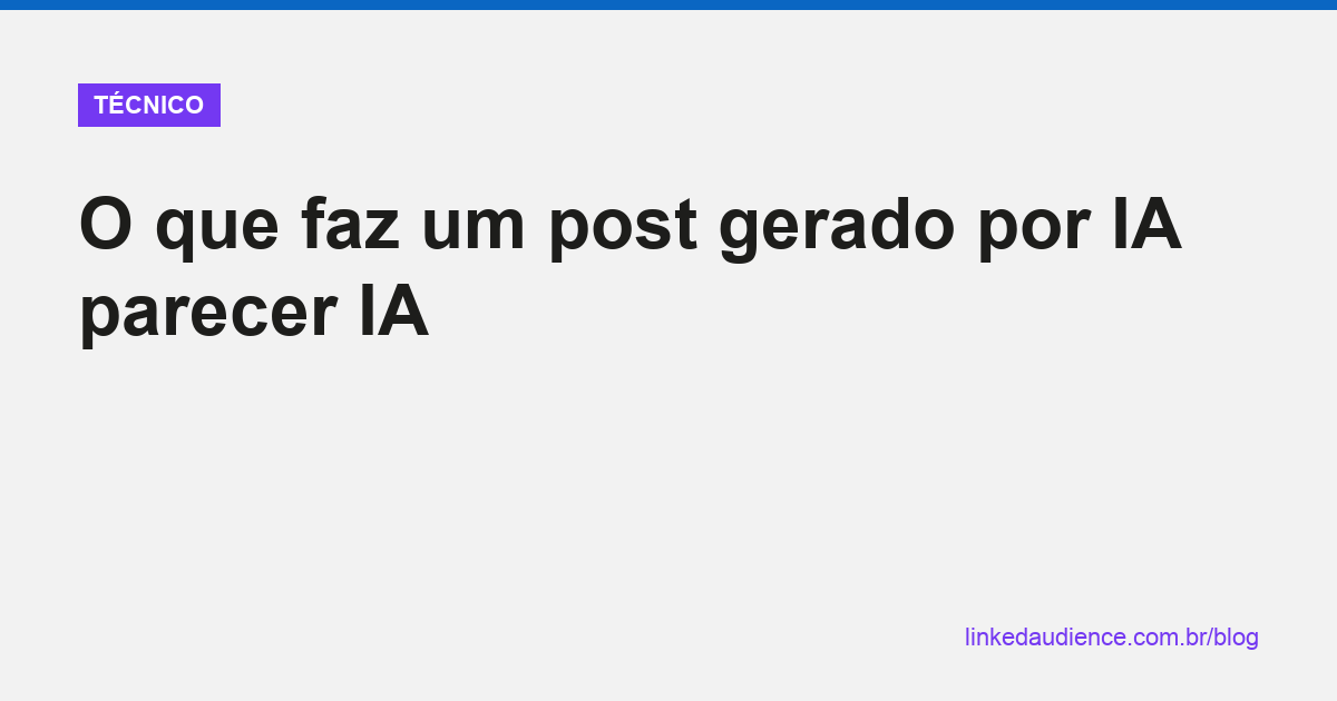 Mecânica por trás de IA parecer IA